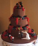 Milk Choc Curls and Soft Fruits